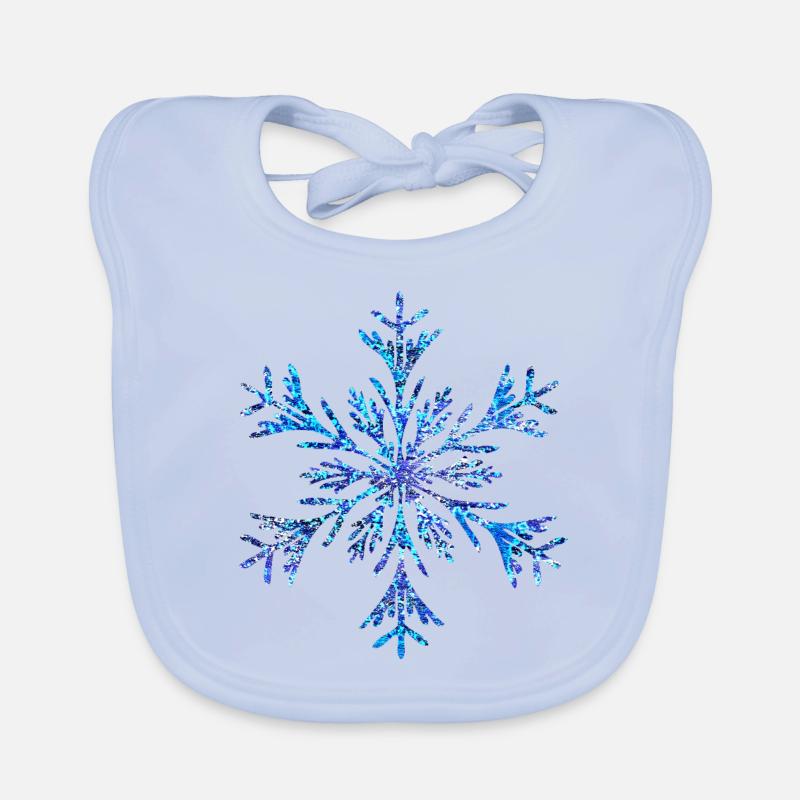 Flocon de neige Bavoir bio Bébé