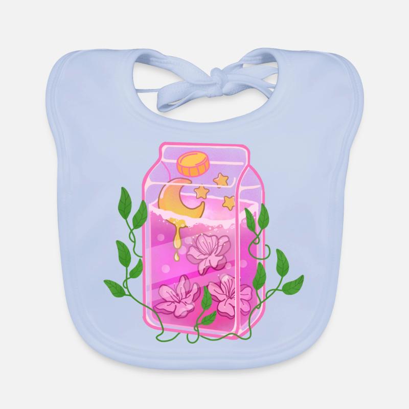 Kirschblüten Baby Bio-Lätzchen