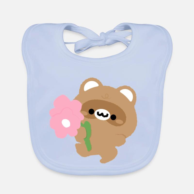 Romantischer Biber Baby Bio-Lätzchen