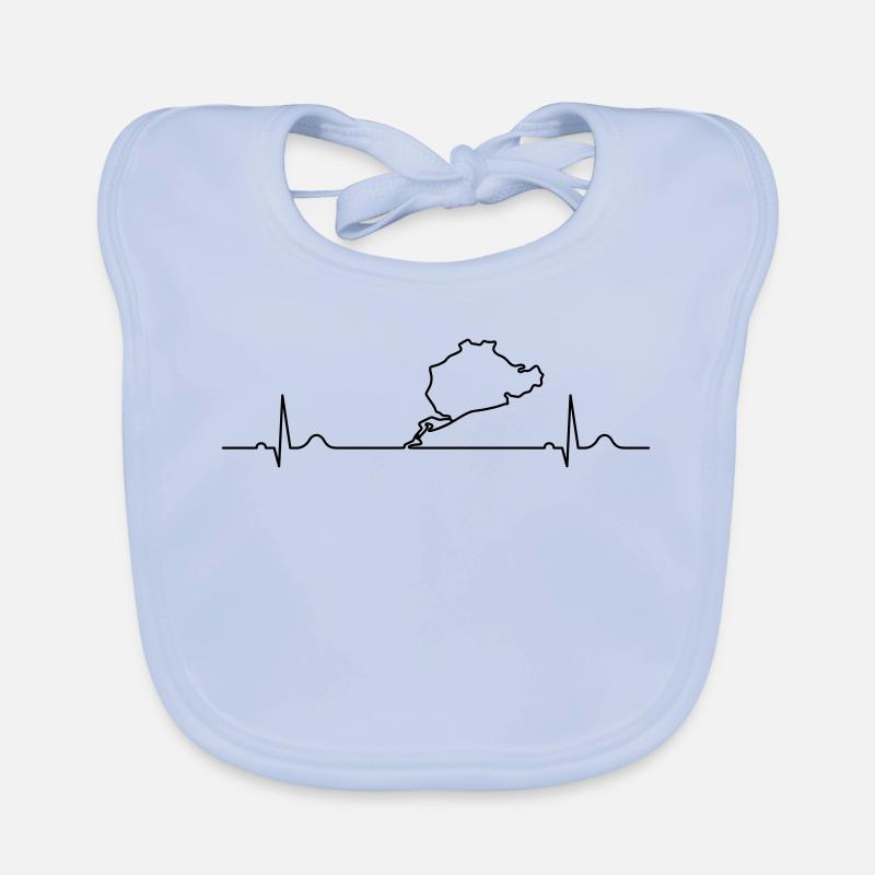 L’amour de l’enfer vert - Renntrack Nordschleife Bavoir bio Bébé