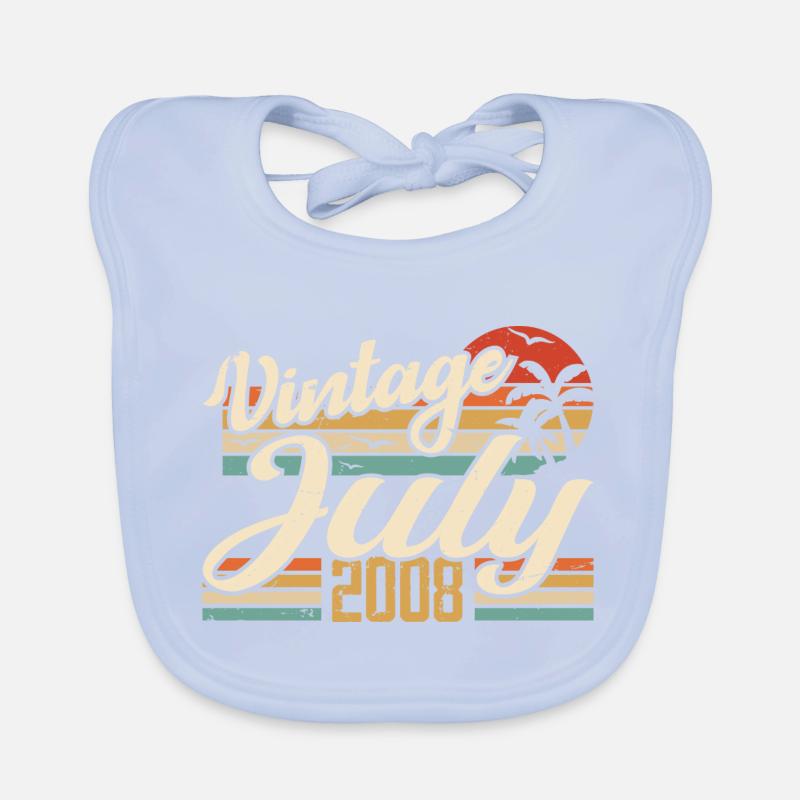 Juli 2008 Geschenk, 16-jähriges Jubiläum Juli 2008 Baby Bio-Lätzchen