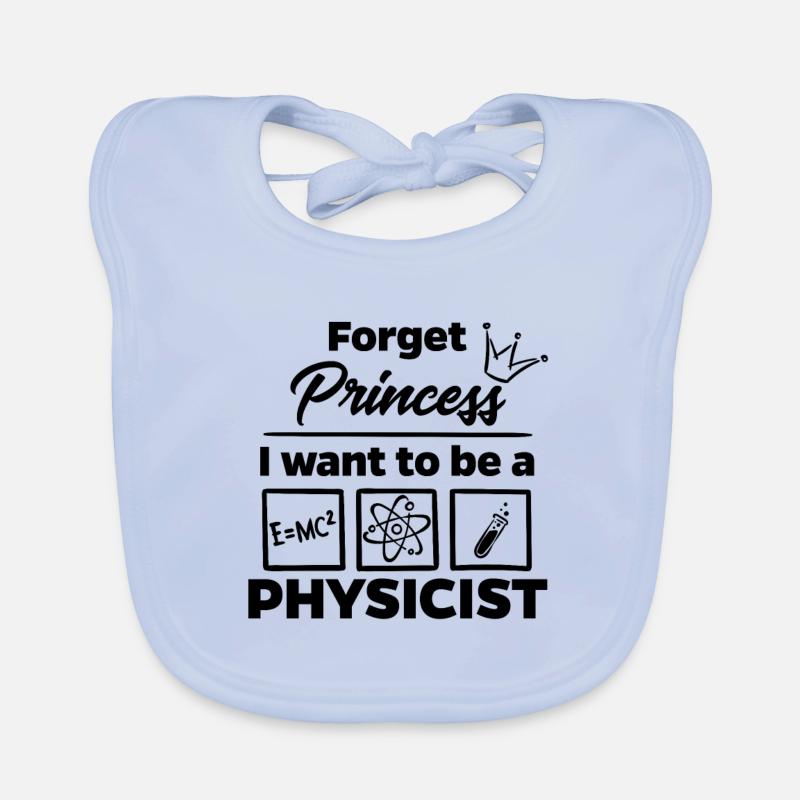 Physicien au lieu de princesse Bavoir bio Bébé