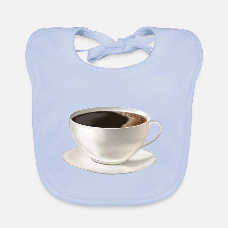 Coffee - Coffee cup cup Organic Baby Bibs