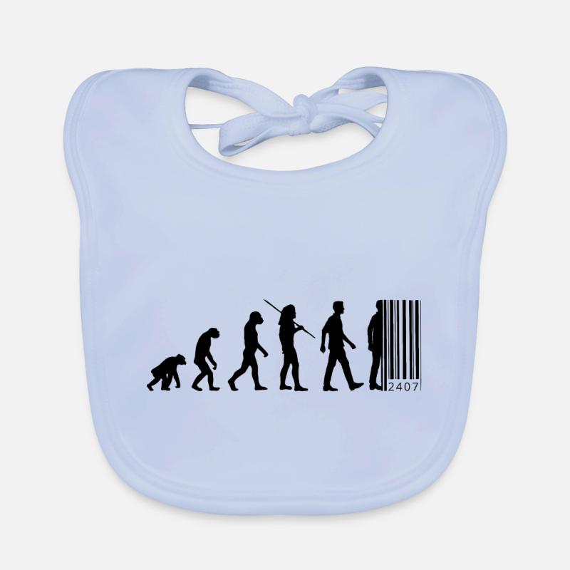 Evolution - Barcode Baby Bio-Lätzchen