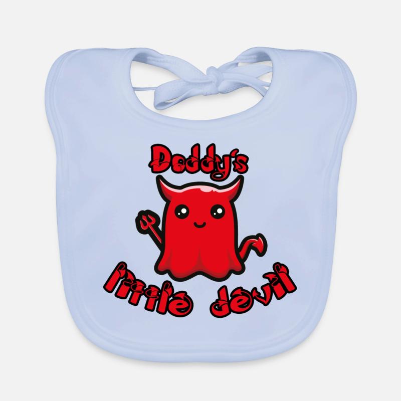 Daddy's little devil Organic Baby Bibs