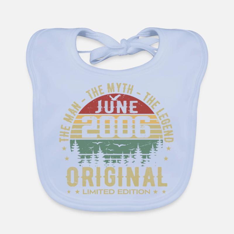 2006 Juni 2006 Geburtstag Juni 2006 Juni Geschenk Baby Bio-Lätzchen