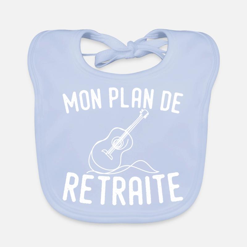 My Guitar Retirement Plan - Guitar Gift Organic Baby Bibs