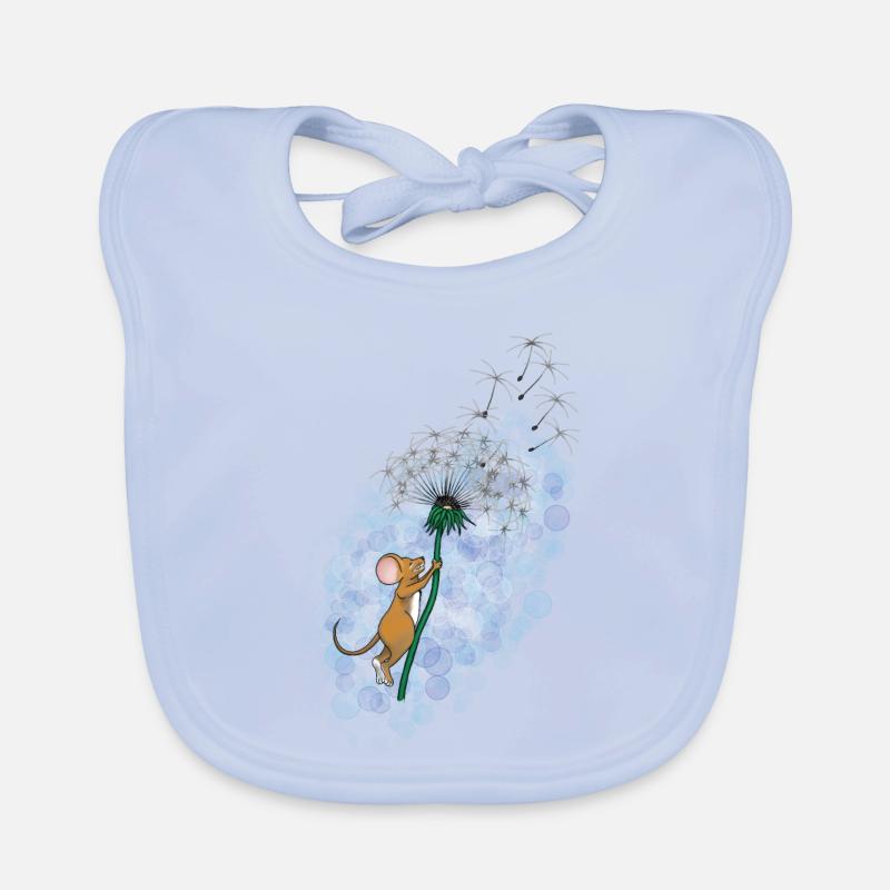 flying mouse Organic Baby Bibs