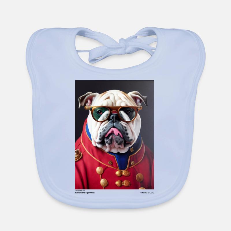 Bouledogue cool Bavoir bio Bébé