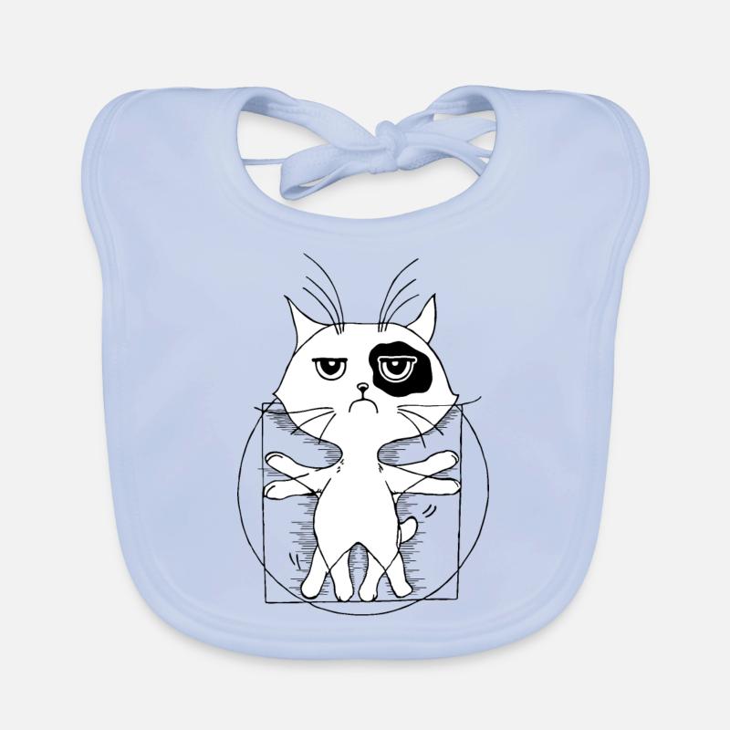 Cat da Vinci Organic Baby Bibs