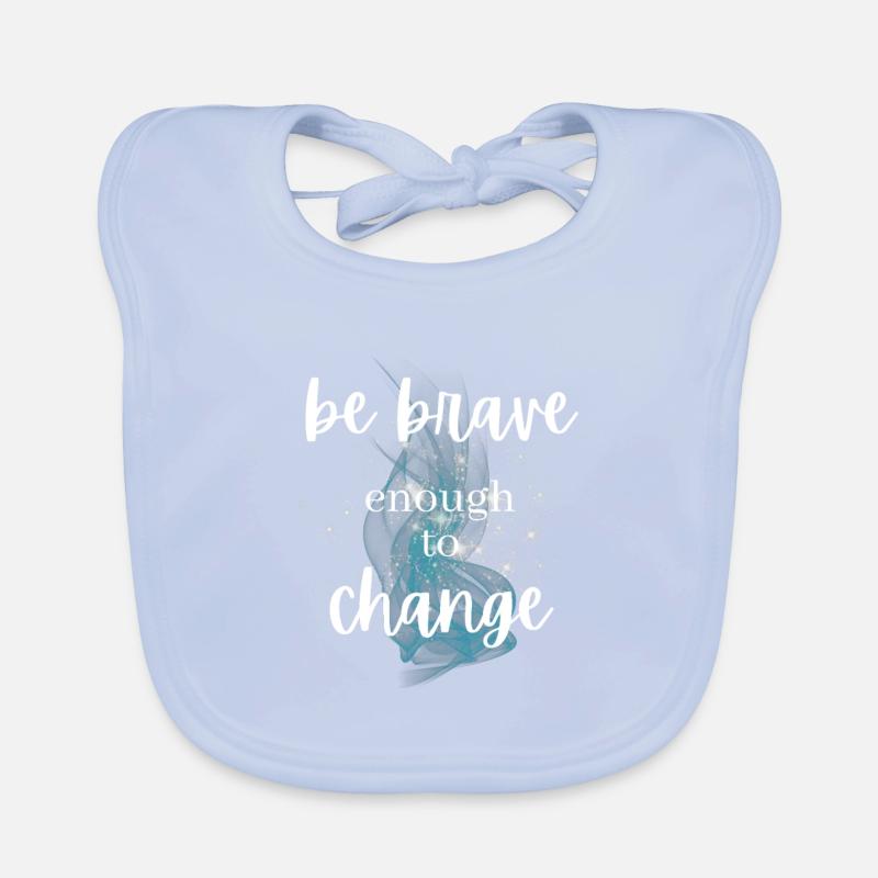POSITIVE ATTITUDE MINDSET Motivation Organic Baby Bibs