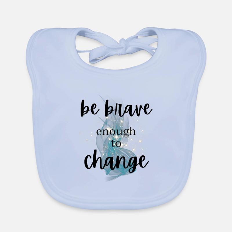 POSITIVE EINSTELLUNG MINDSET Motivation Baby Bio-Lätzchen
