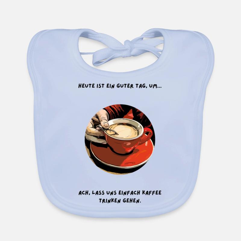 Kaffee-Tag: Einfach Genießen Baby Bio-Lätzchen