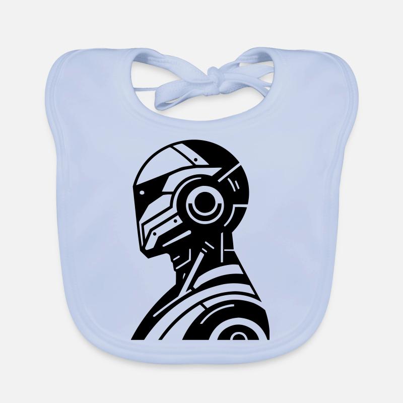Roboter Baby Bio-Lätzchen