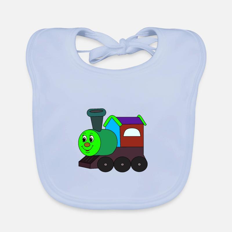 Kleine Eisenbahn Tuf Tuf Baby Bio-Lätzchen