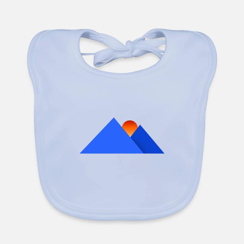 mountains Organic Baby Bibs