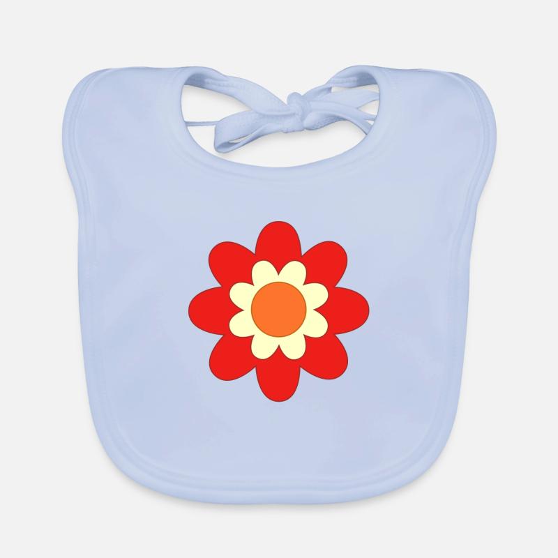 Blümchen 1 Baby Bio-Lätzchen