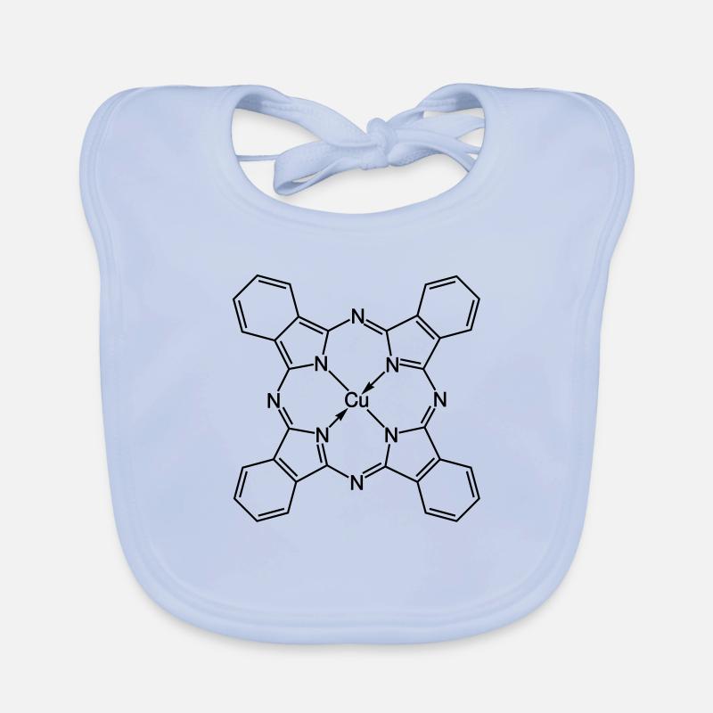 Blau Kupferphtalocyanin Baby Bio-Lätzchen