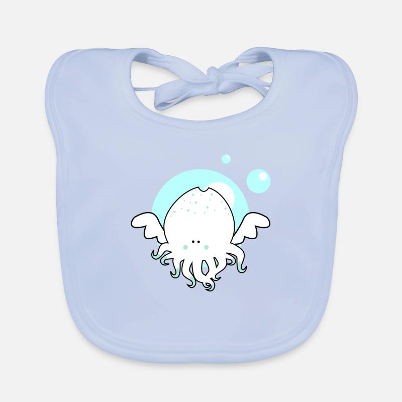 Bébé Cthulhu Bavoir bio Bébé