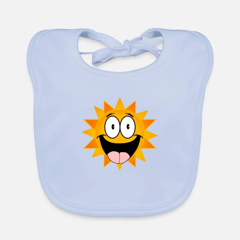 soleil souriant Bavoir bio Bébé