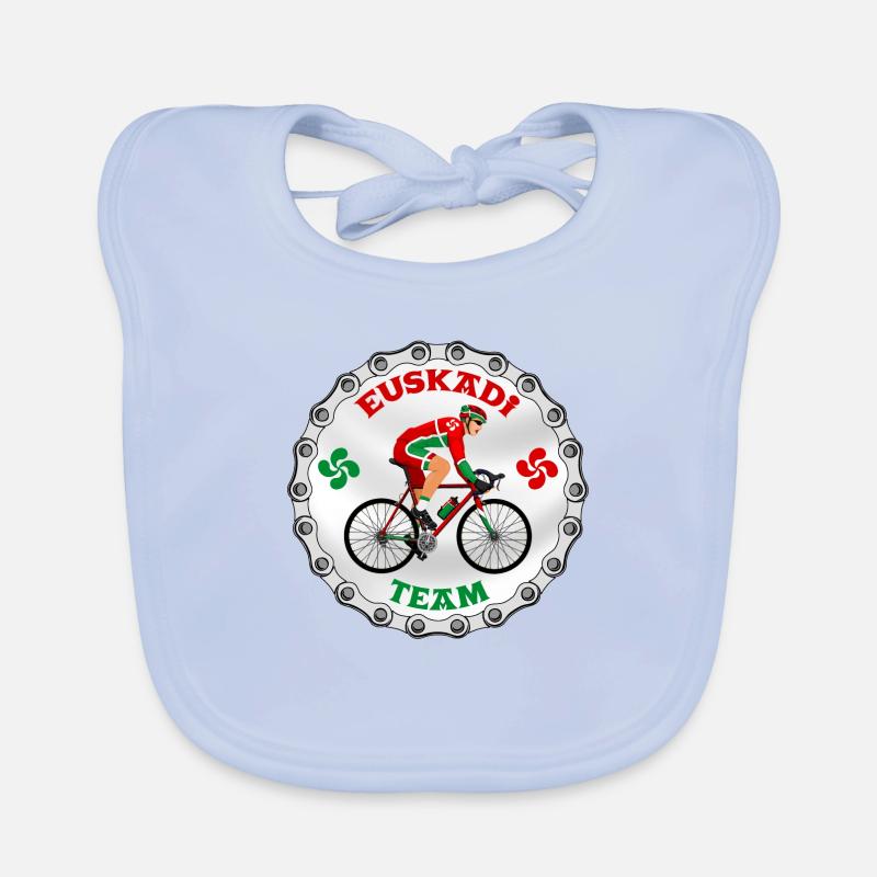 Cyclisme Basque 2 Bavoir bio Bébé