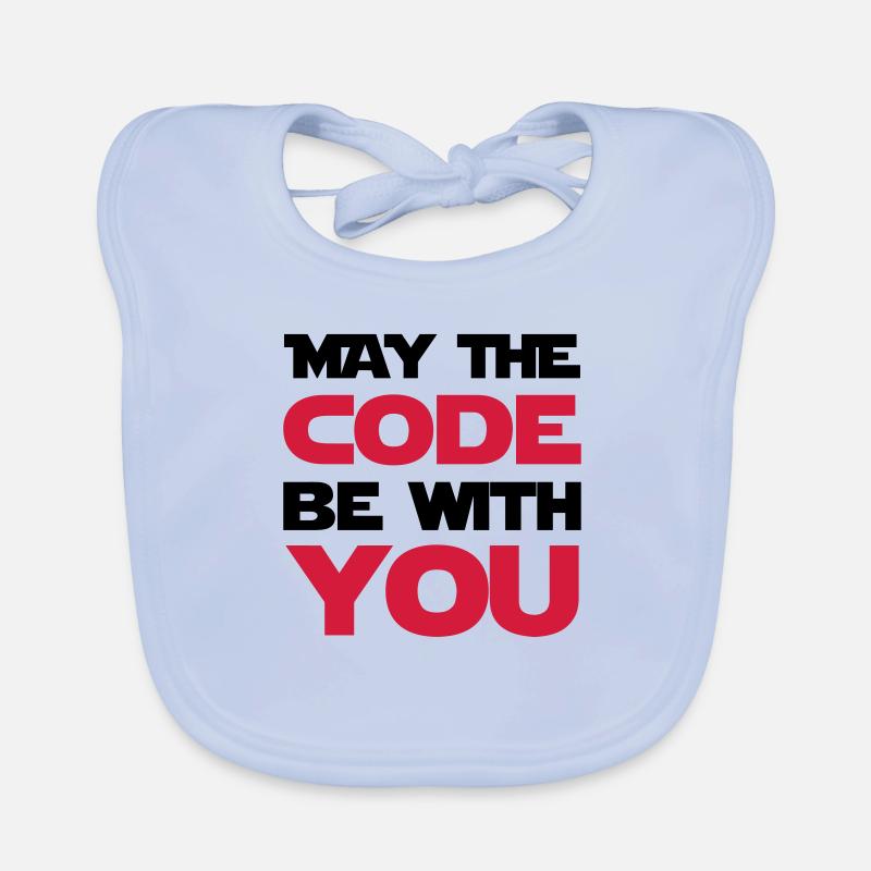 May the code be with you Bavoir bio Bébé