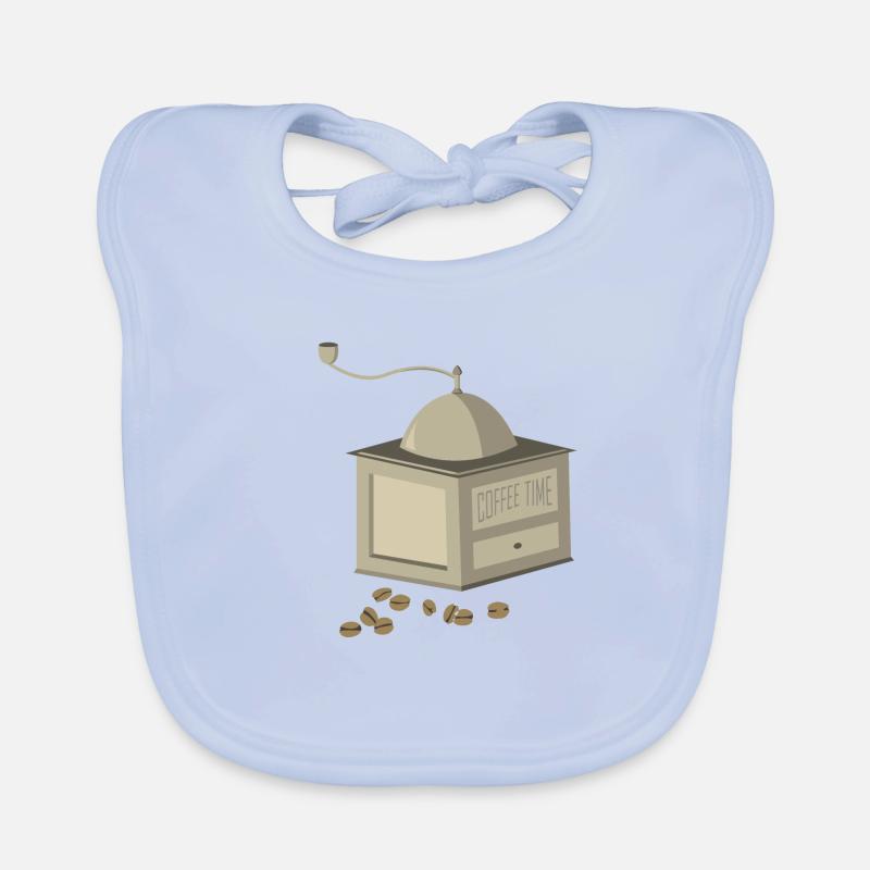 Coffee time Organic Baby Bibs