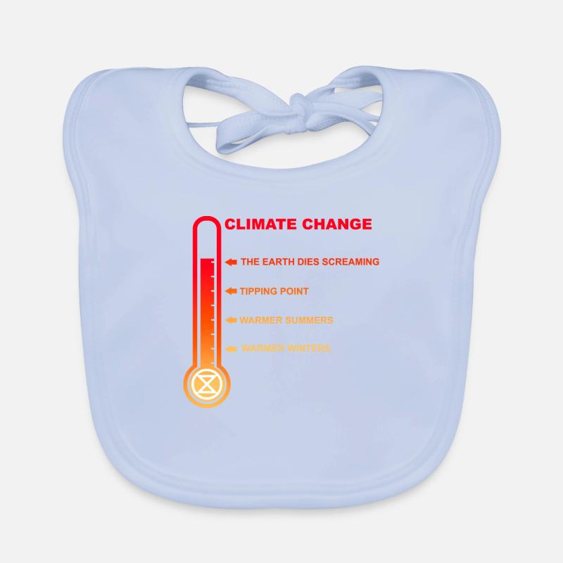CLIMATE CHANGE Organic Baby Bibs