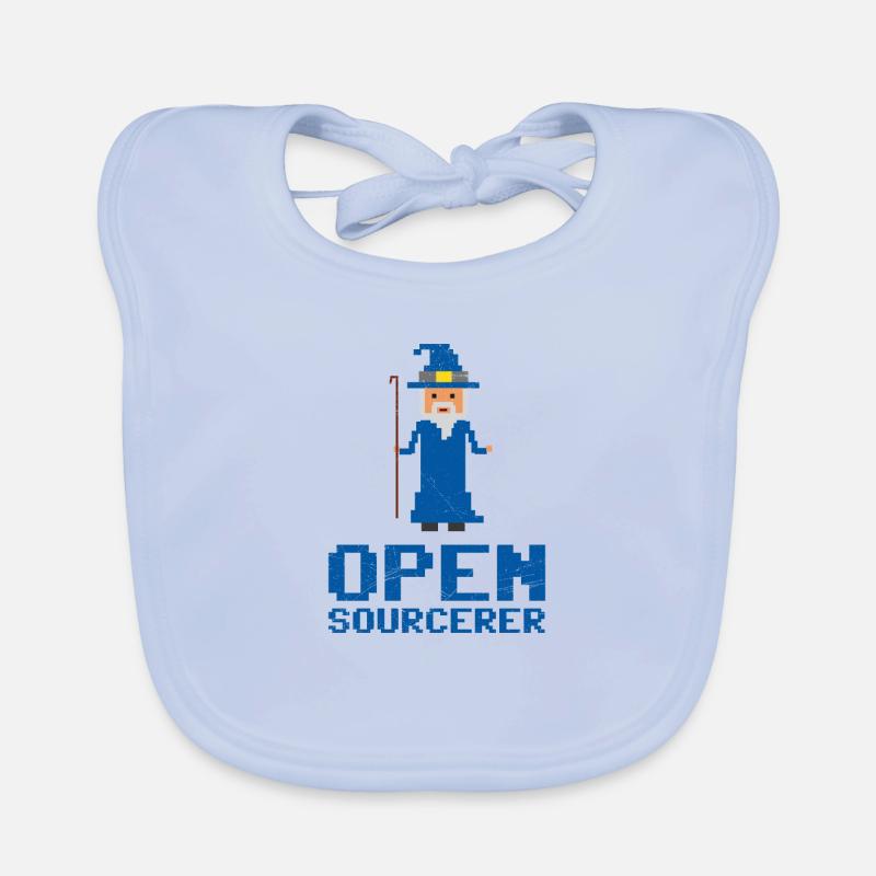 Developer Open Sourcerer Funny gift idea Organic Baby Bibs