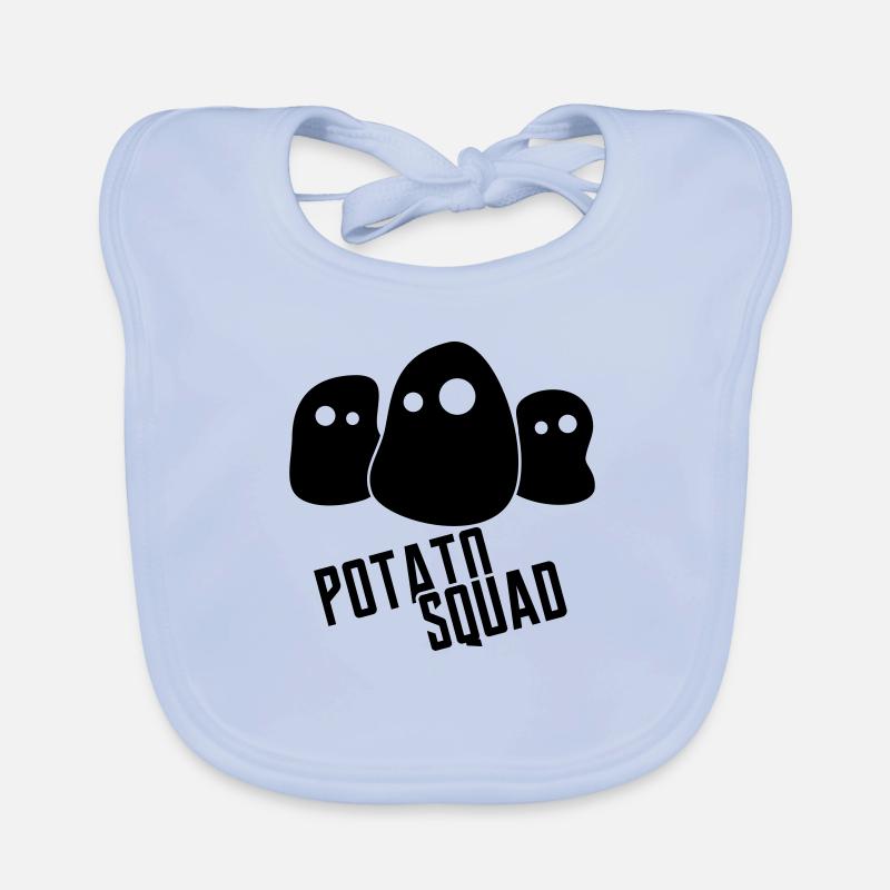 PotatoSquad Logo Baby Bio-Lätzchen