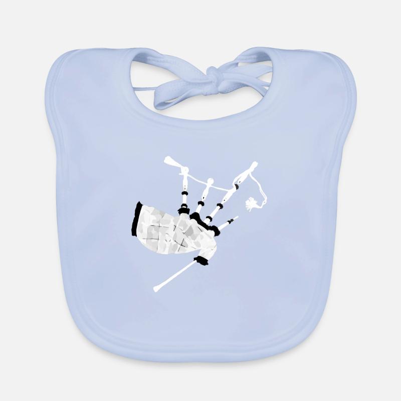 Cornemuses Cornemuses | instrument à vent traditionnel Bavoir bio Bébé