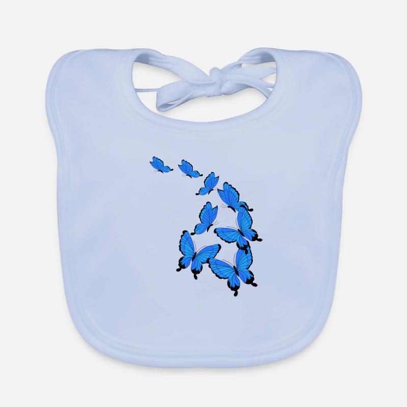 Papillons Bavoir bio Bébé