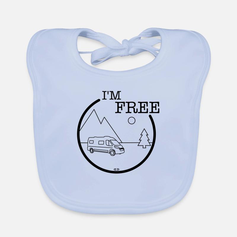 Ich bin frei Baby Bio-Lätzchen