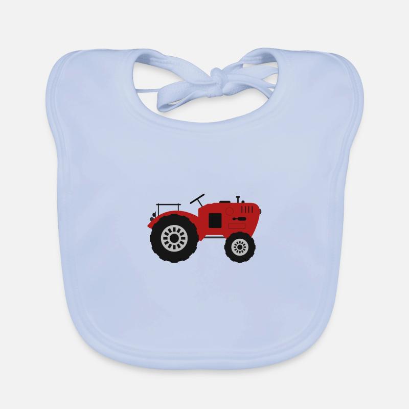 Traktor Baby Bio-Lätzchen