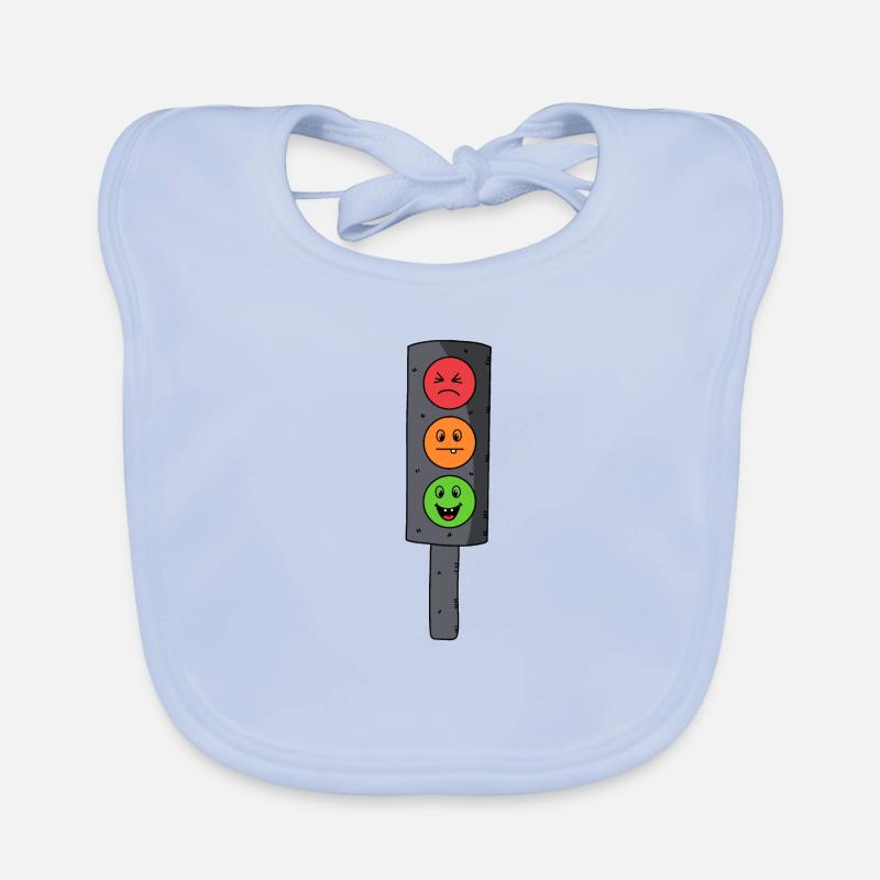 traffic light Organic Baby Bibs