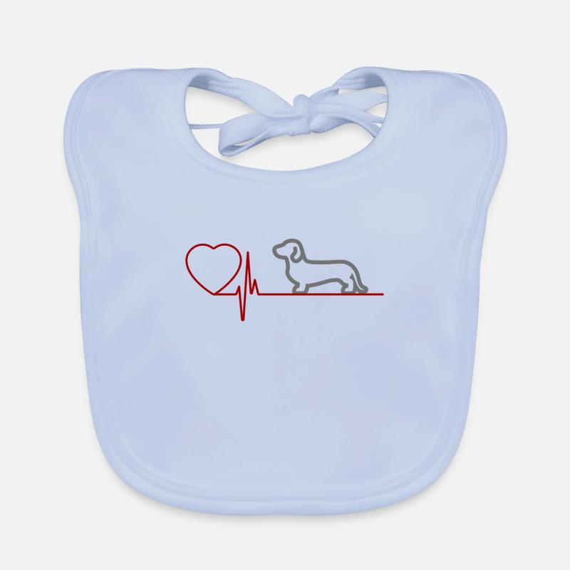 Dackel Baby Bio-Lätzchen