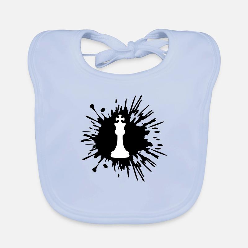 Farbe Klecks Schach Baby Bio-Lätzchen