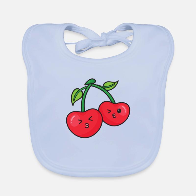 Kirsche Baby Bio-Lätzchen
