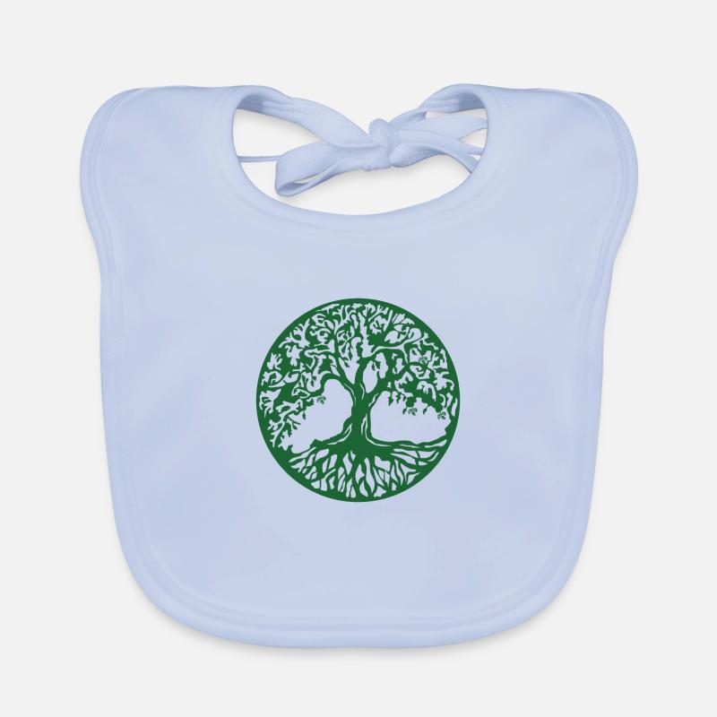 Baum des Lebens Baby Bio-Lätzchen