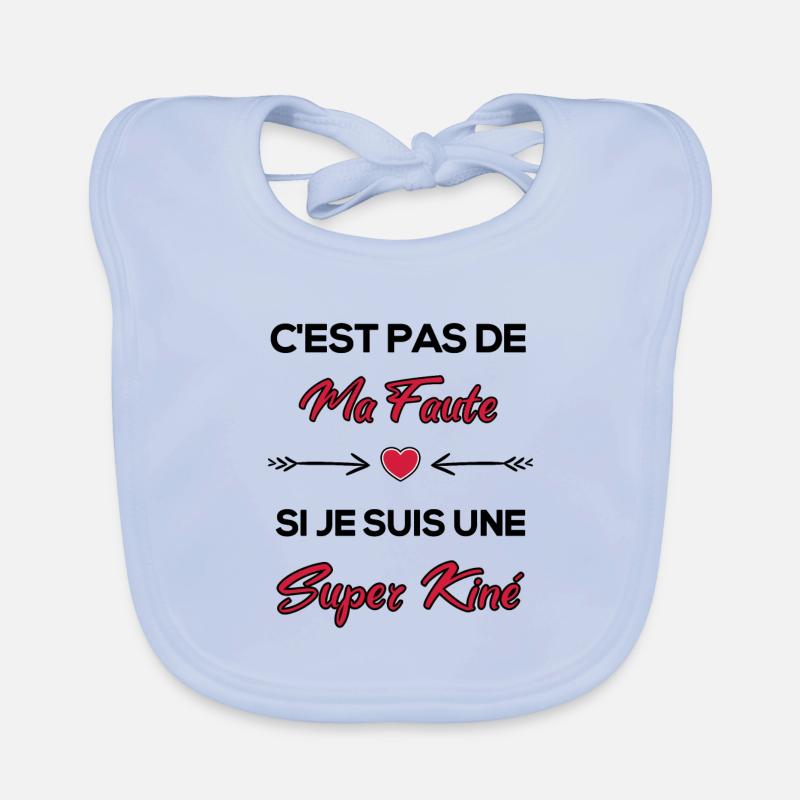 C'est pas de ma faute si je suis une super kiné ! Bavoir bio Bébé
