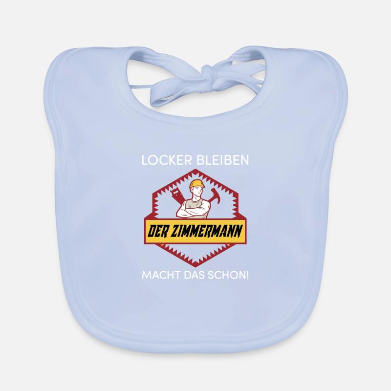 Zimmermann geschenk Baby Bio-Lätzchen