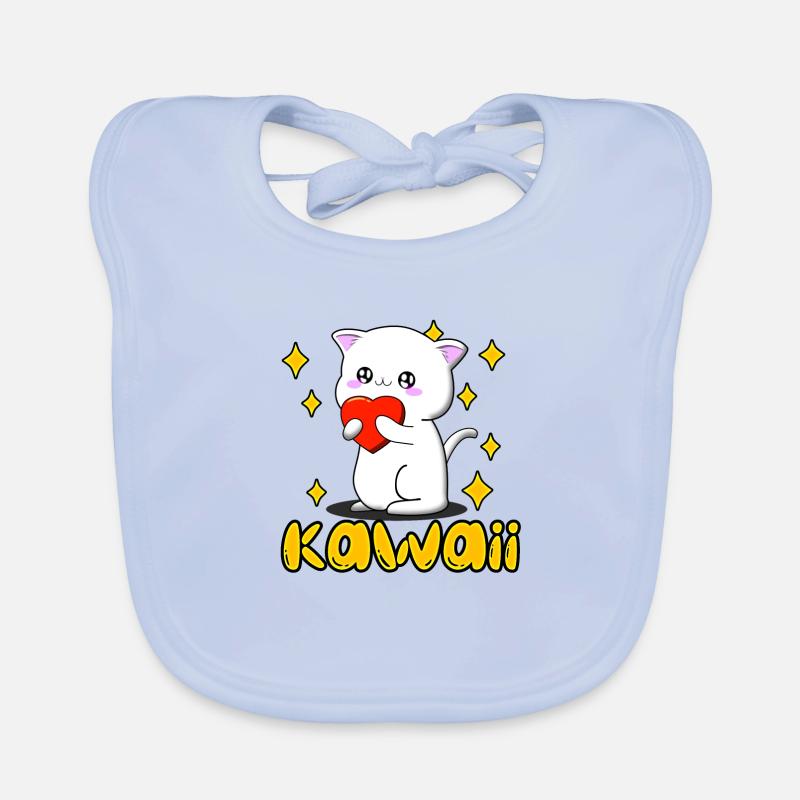 chaton Bavoir bio Bébé