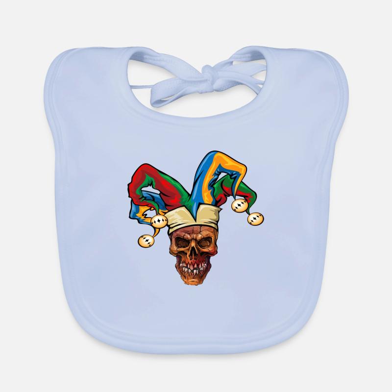 Skull Fasnet Carnaval Carnaval Bavoir bio Bébé