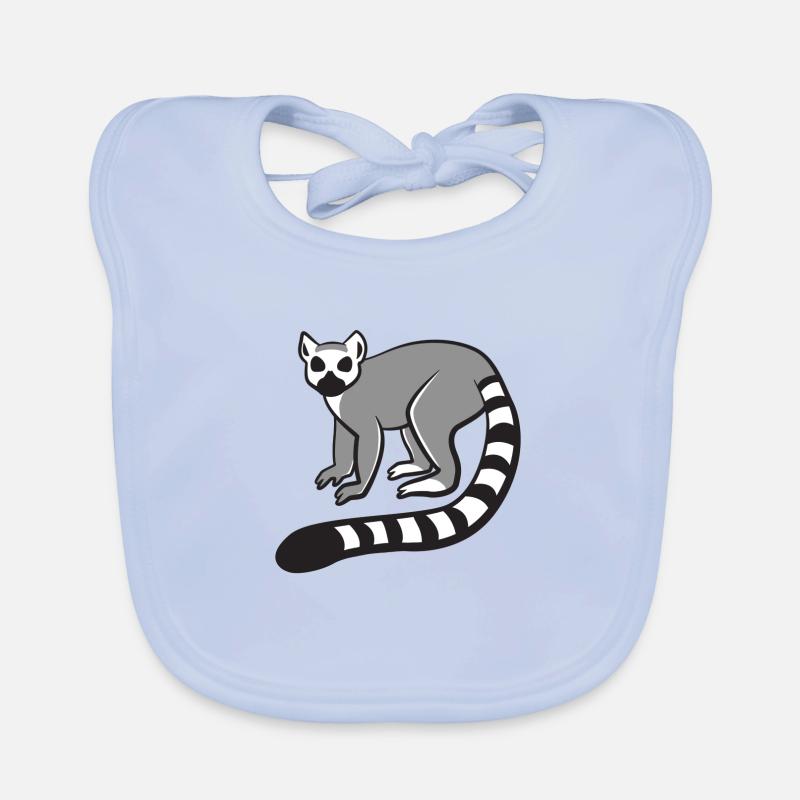 Small lemur Organic Baby Bibs
