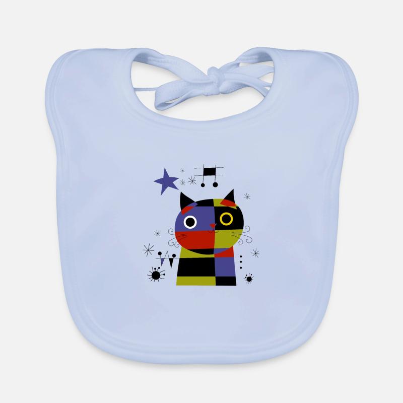 Cat Organic Baby Bibs