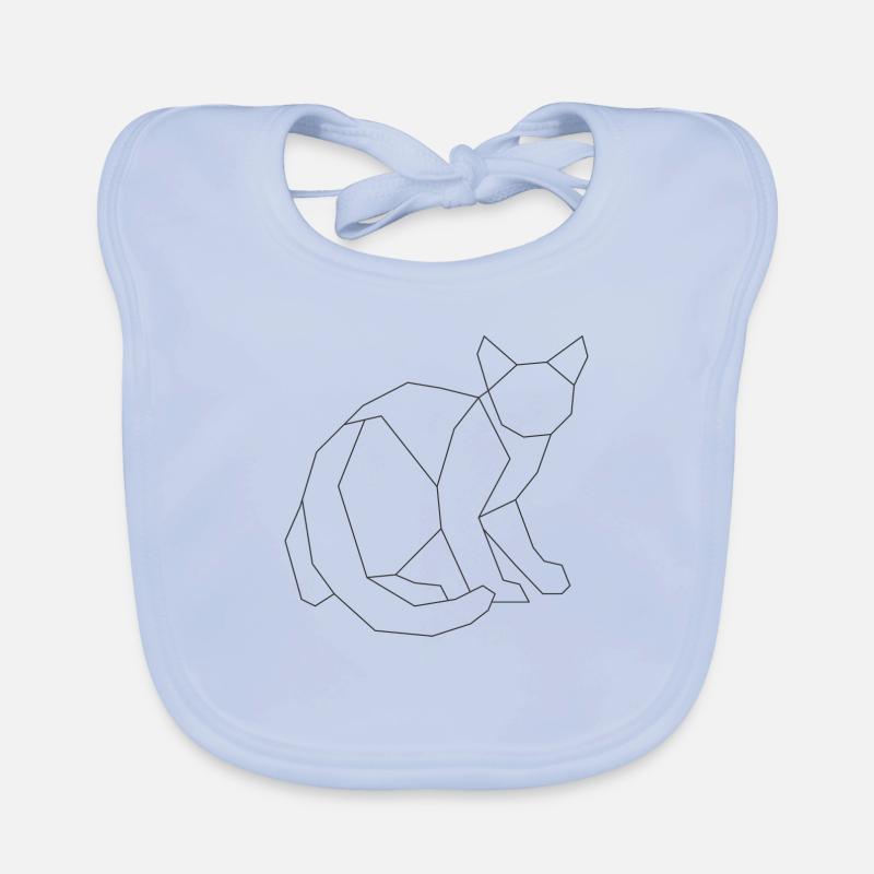Cat Organic Baby Bibs