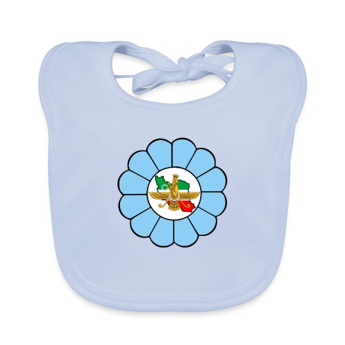 Faravahar Iran Lotus Colorful - Babero de algodón orgánico para bebés