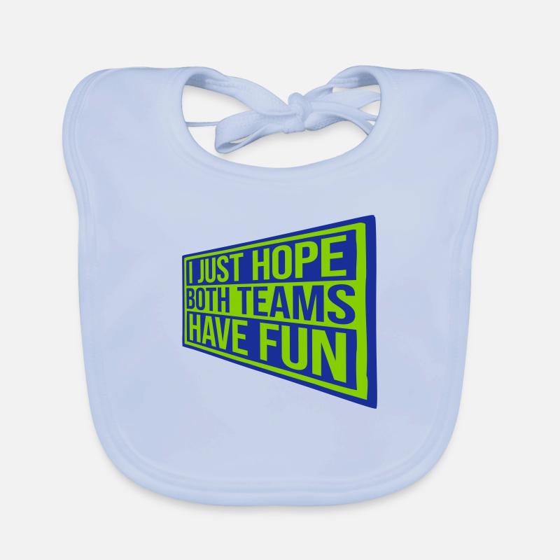 Both Teams Have Fun Organic Baby Bibs