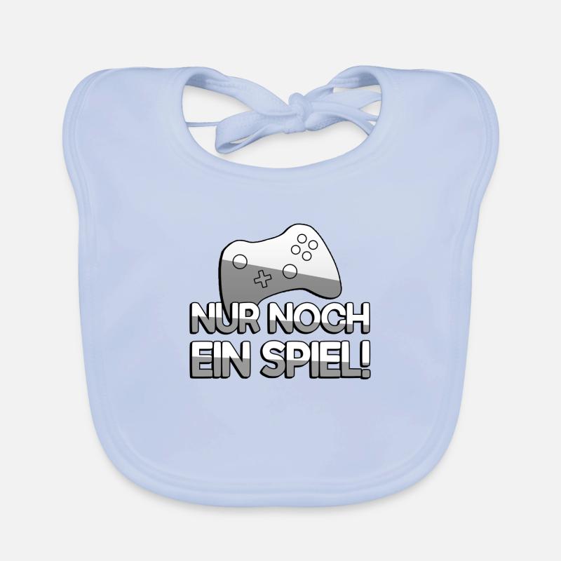 NUR NOCH EIN SPIEL + Controller - Gaming Baby Bio-Lätzchen