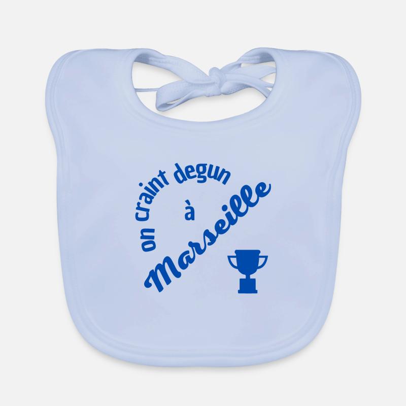 On craint dégun à Marseille Bavoir bio Bébé